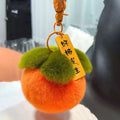 Lucky Persimmon Book Bag Charm