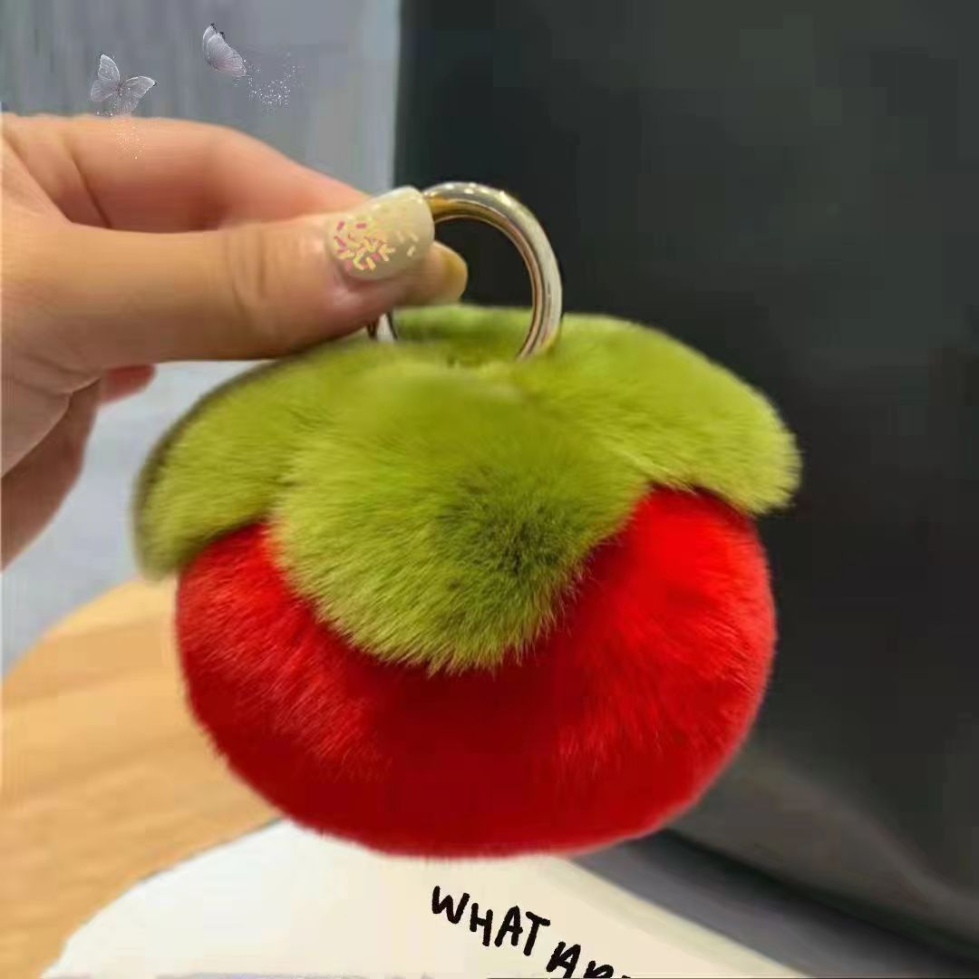 Lucky Persimmon Book Bag Charm