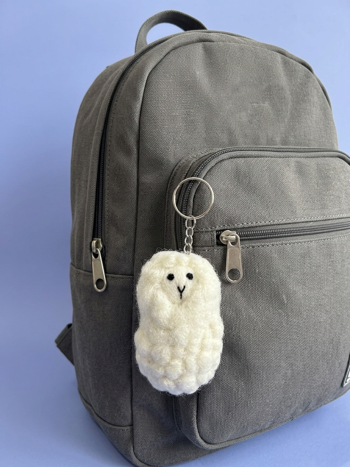 Needle Felted Animal Bag Charm