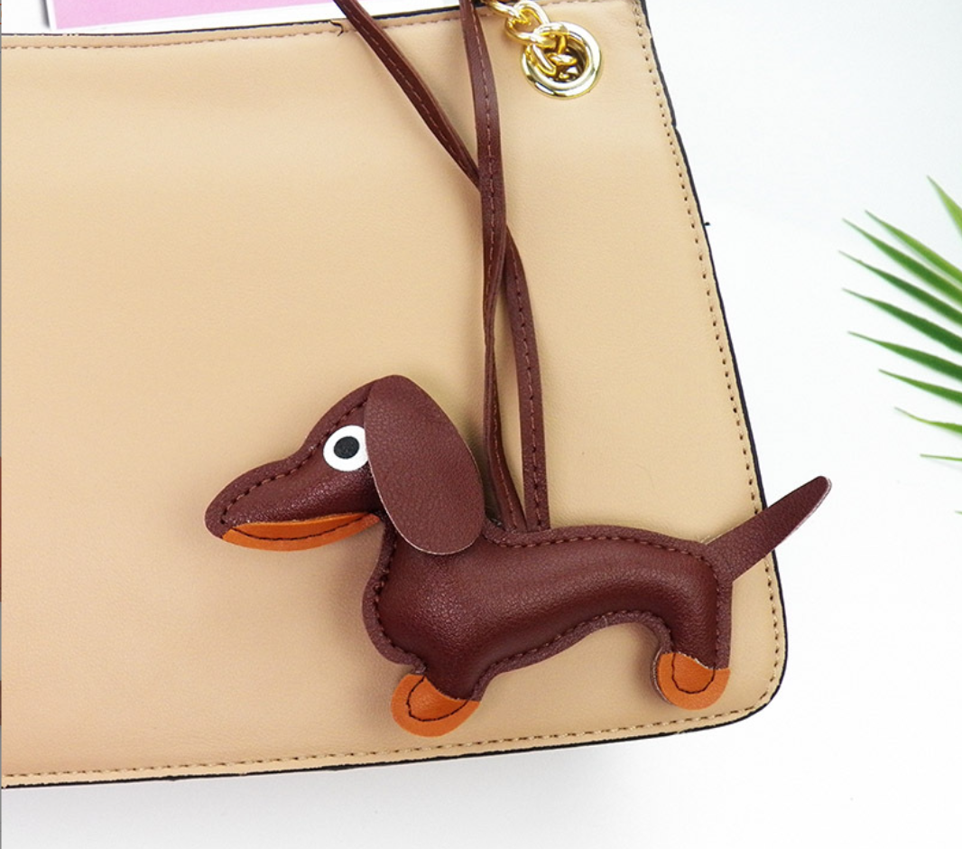 Dog Shape Bag Charm