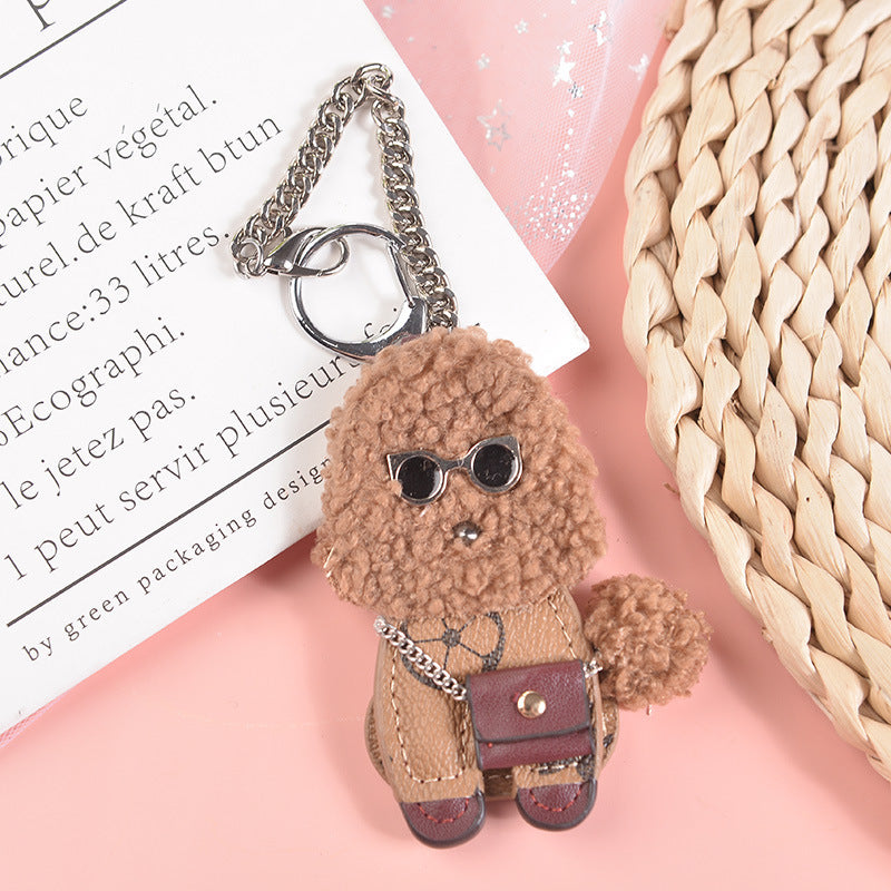 Plush Dog Bag Charm