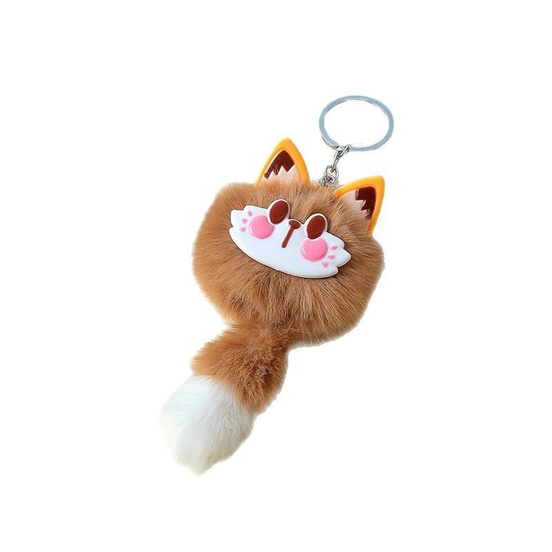 Long Tailed Fox Bag Charm
