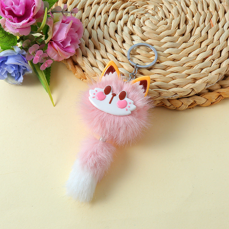 Long Tailed Fox Bag Charm