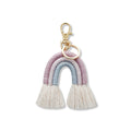 Macramé Rainbow Cotton Bag Charm