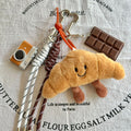 Plush Croissant Bag Charm