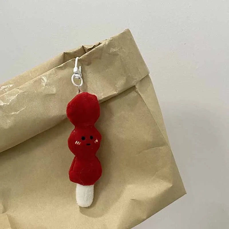 Plush Croissant Bag Charm Potato Croissant Variants