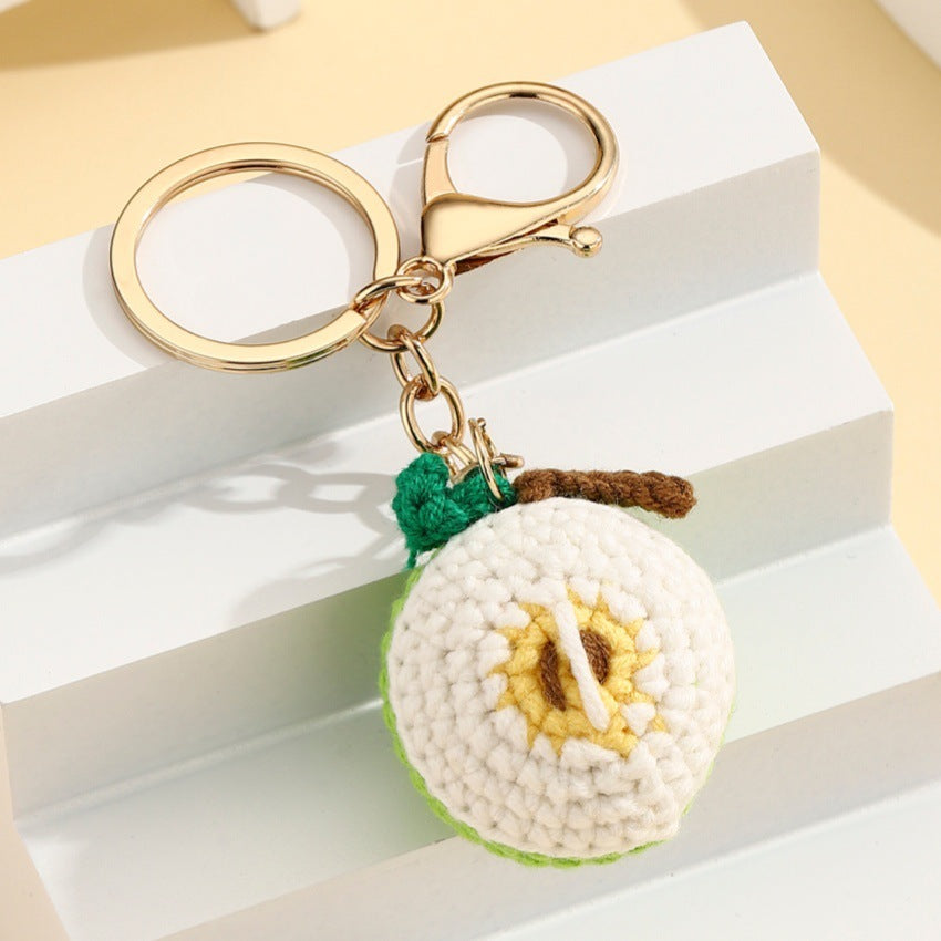 Crochet Fruit Bag Charm Fruit Variants