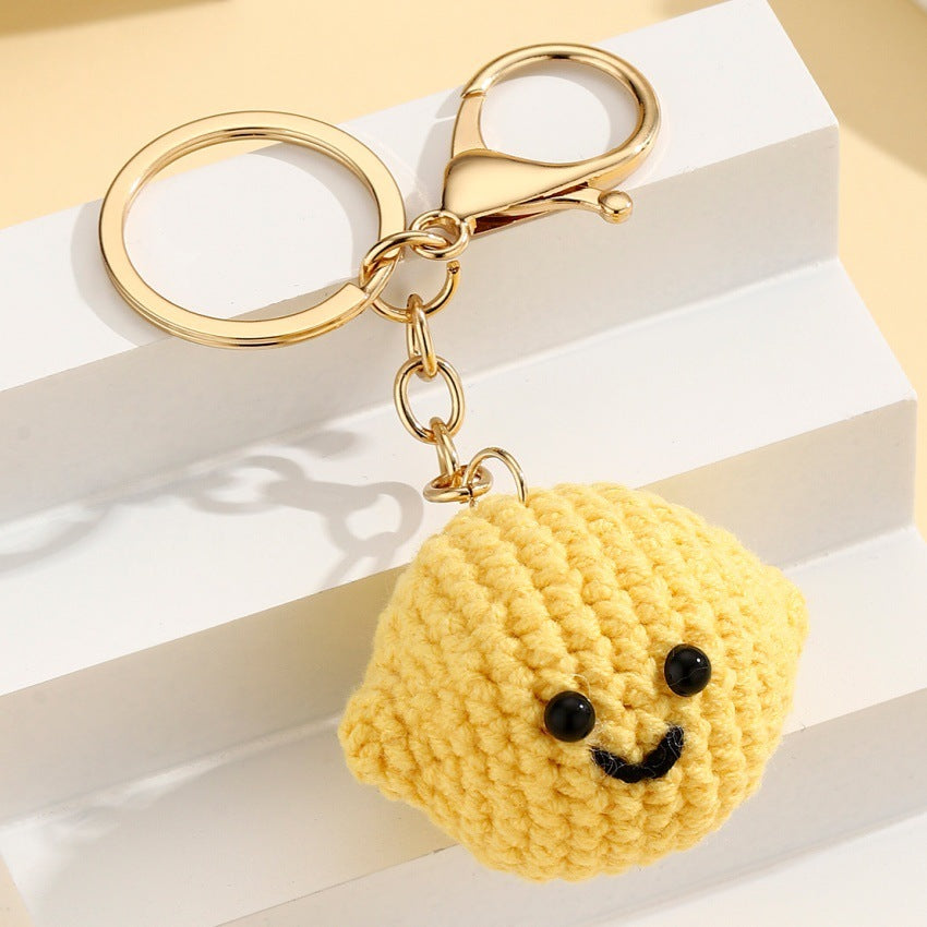 Crochet Fruit Bag Charm Fruit Variants