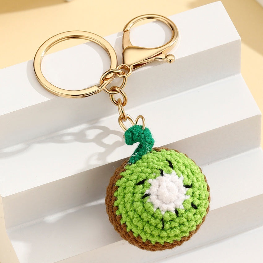 Crochet Fruit Bag Charm Fruit Variants