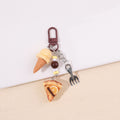 Ice cream and orange cake slice bag charm; supplier product photo