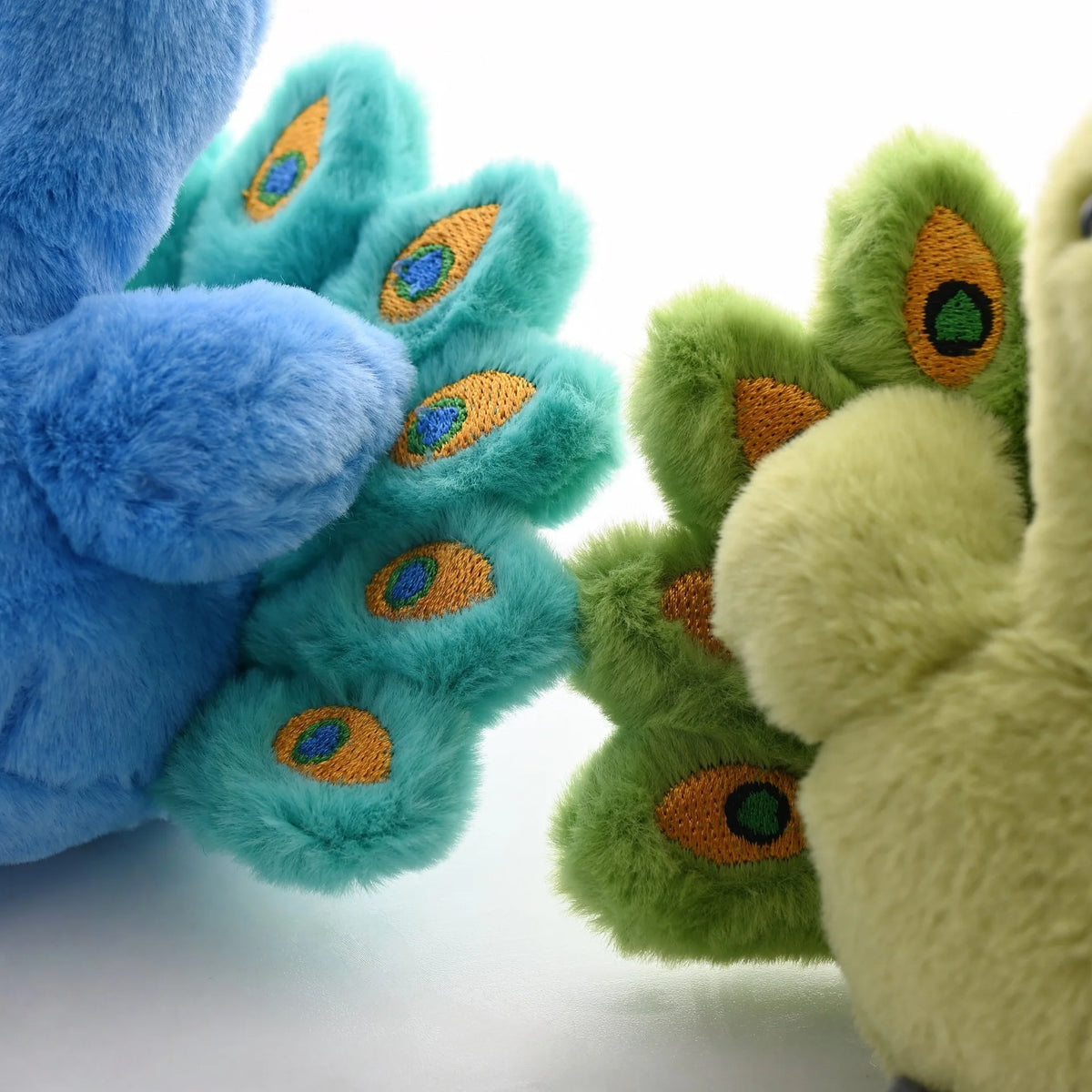 Plush Peacock Bag Charm 3 colors