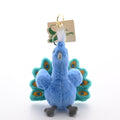 Plush Peacock Bag Charm 3 colors