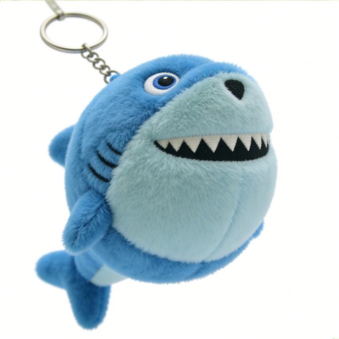 Shark Plush Bag Charm Multiple colors