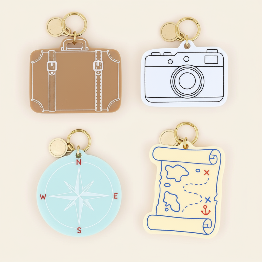 Holiday Acrylic Bag Charm Ghost/pumpkin/bunny/trophy variants