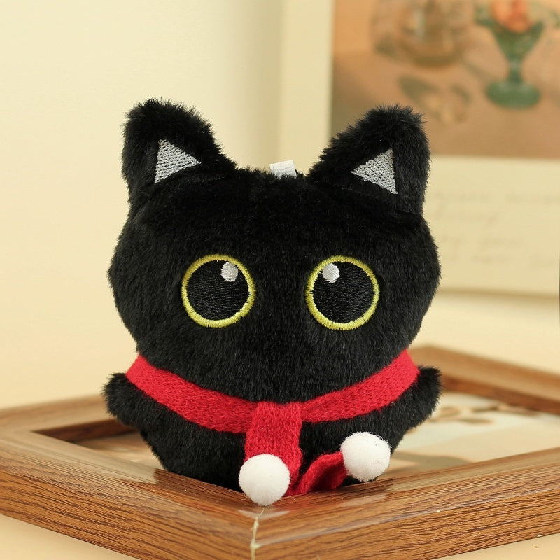 Mini Lucky Cat Plush Bag Charm 4 colors