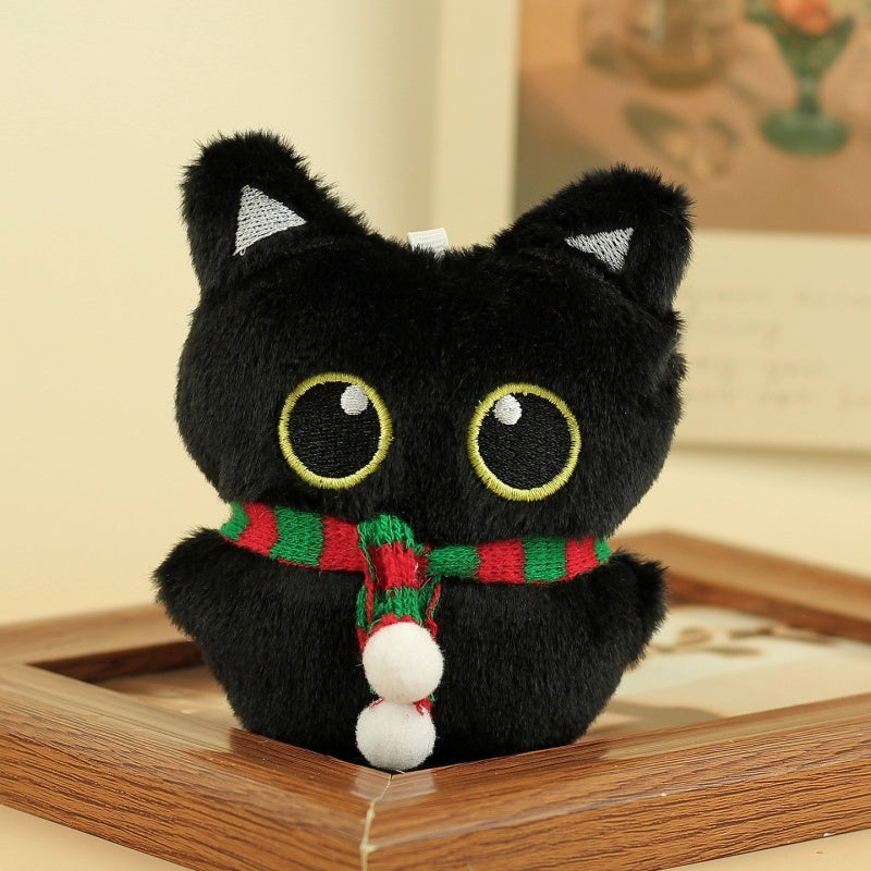 Mini Lucky Cat Plush Bag Charm 4 colors