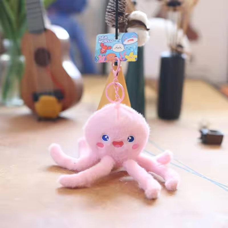 Ocean Animal Plush Bag Charm 17 colors/animal variants