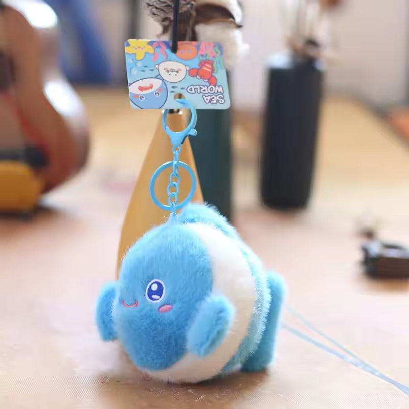 Ocean Animal Plush Bag Charm 17 colors/animal variants