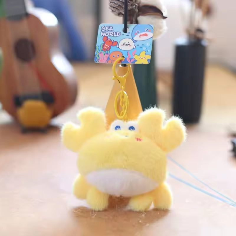 Ocean Animal Plush Bag Charm 17 colors/animal variants