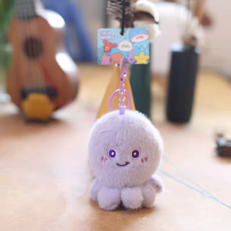 Ocean Animal Plush Bag Charm 17 colors/animal variants