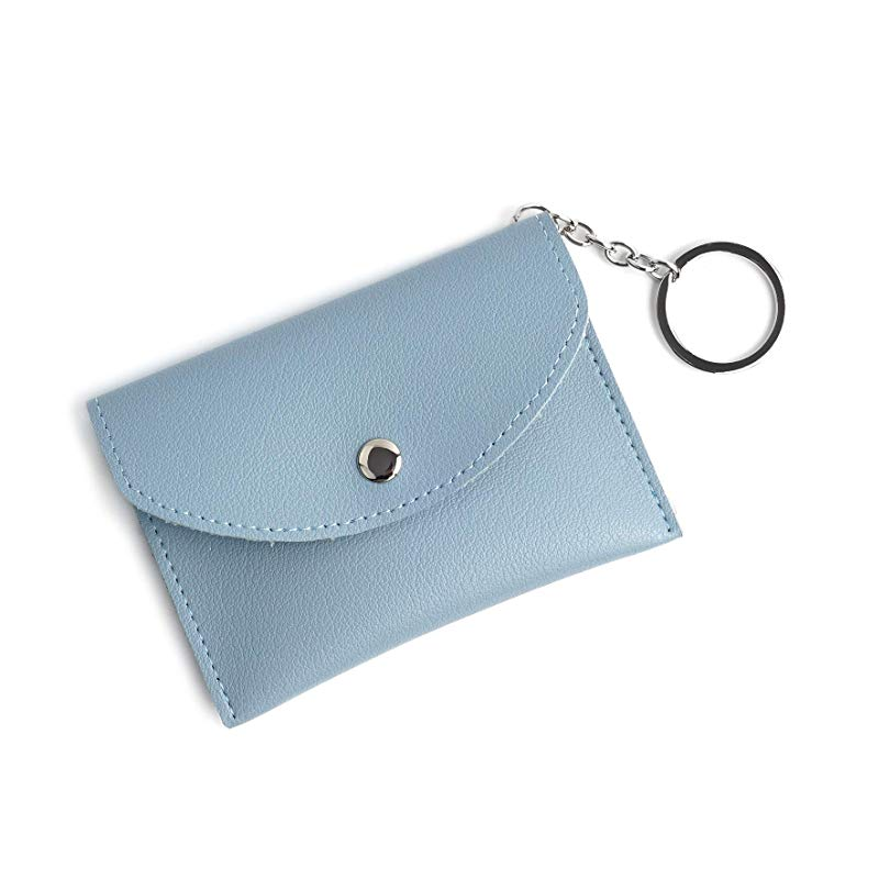 Mini Coin Purse Bag Charm with Keychain Attachment