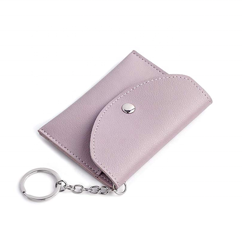 Mini Coin Purse Bag Charm with Keychain Attachment