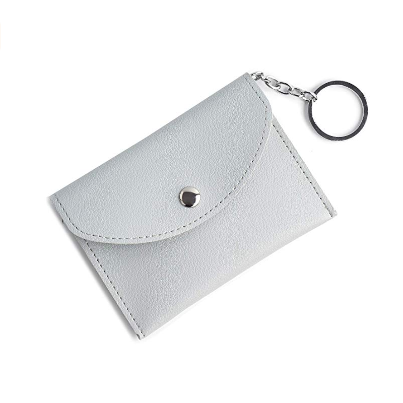 Mini Coin Purse Bag Charm with Keychain Attachment