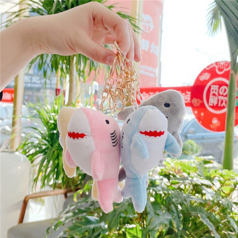 Shark Plush Bag Charm 8 colors