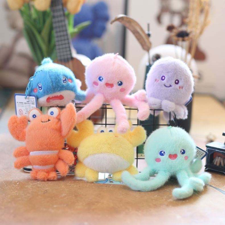 Ocean Animal Plush Bag Charm — supplier detail