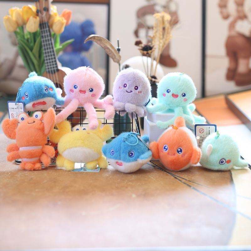 Ocean Animal Plush Bag Charm — supplier detail