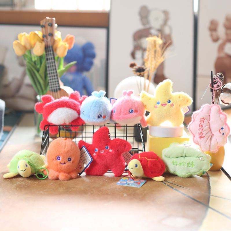 Ocean Animal Plush Bag Charm — supplier detail
