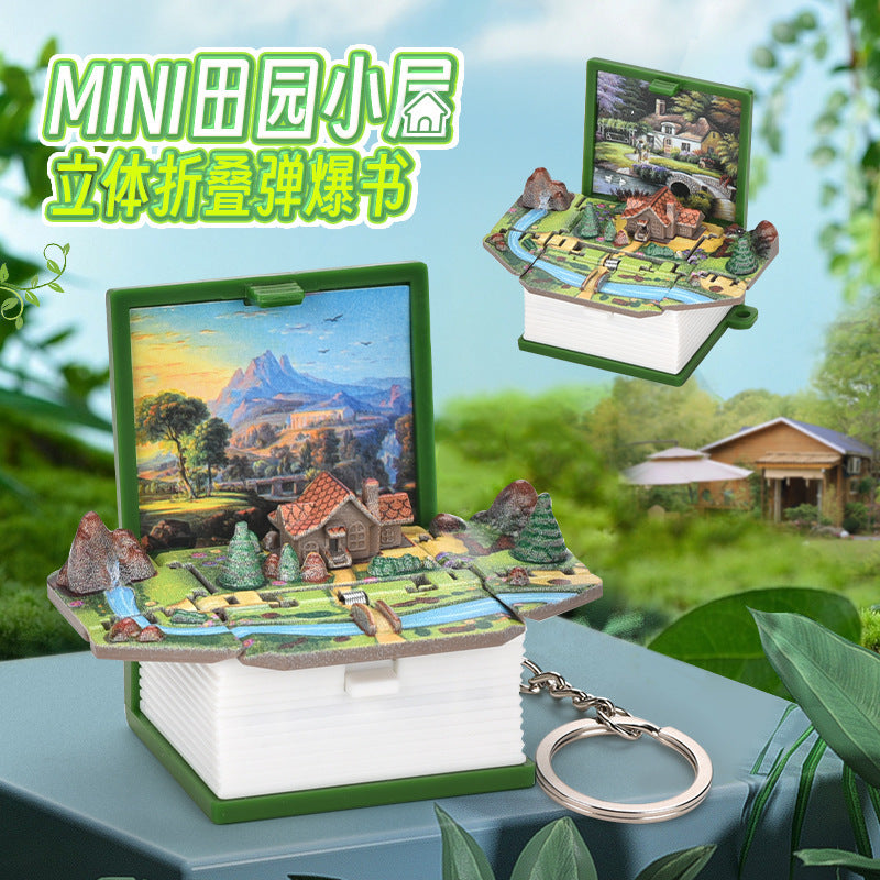 Mini Pop-Up Book Bag Charm — supplier detail