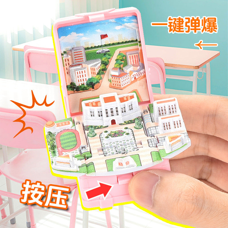 Mini Pop-Up Book Bag Charm — supplier detail