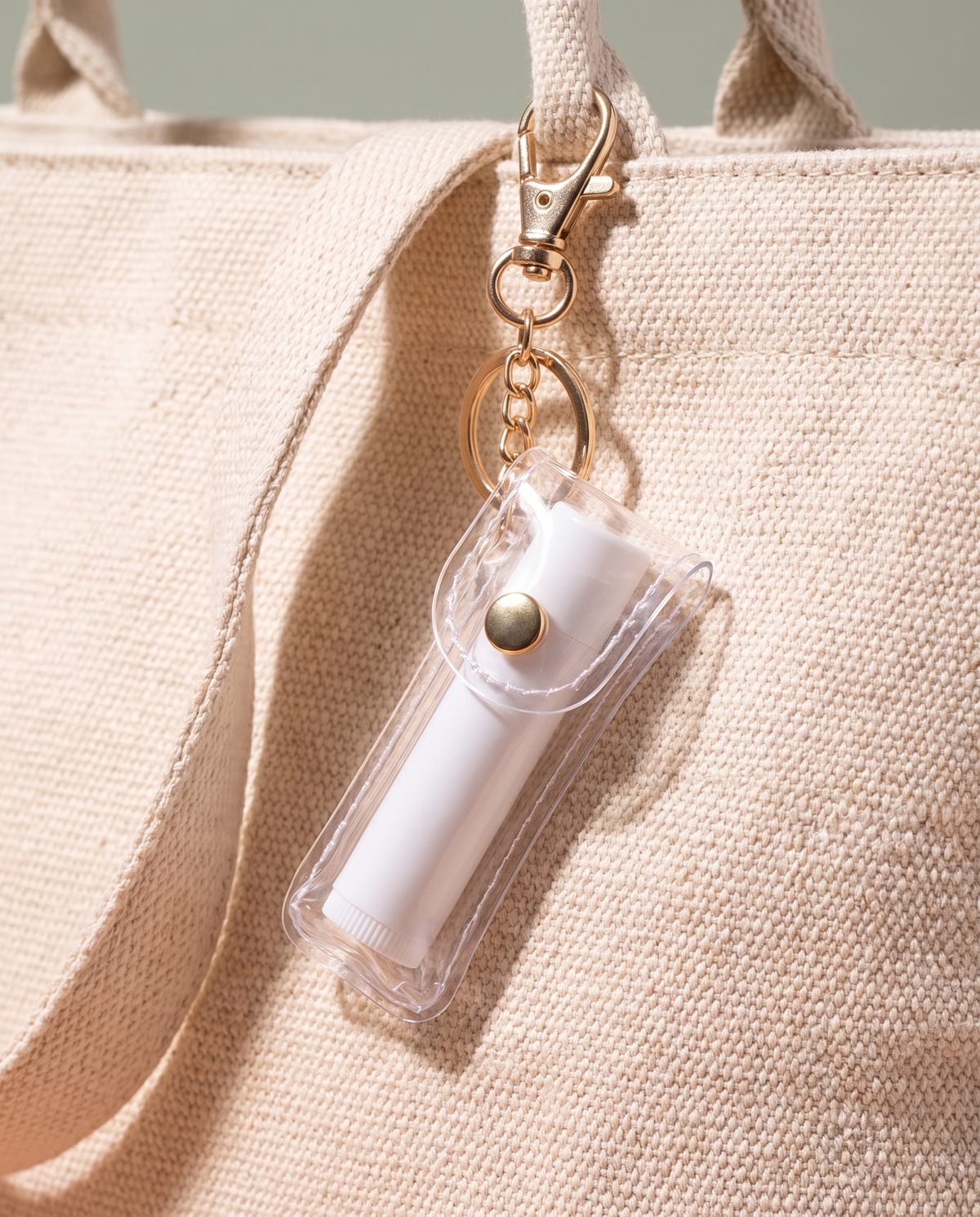 Transparent Lip Balm Holder Charm alternate view 1