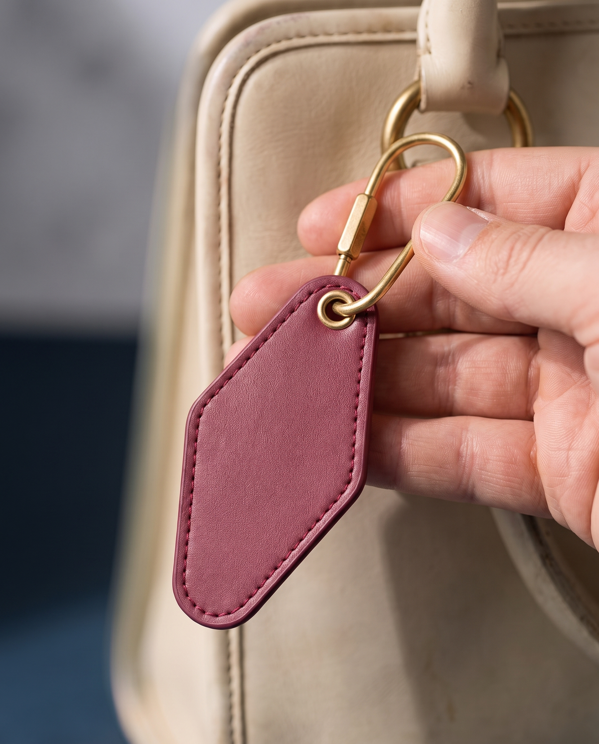 Retro Motel Key-Tag Bag Charm alternate view 2