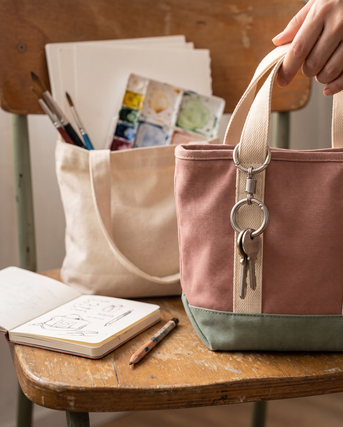 Detachable Double-Loop Key Holder alternate view 3