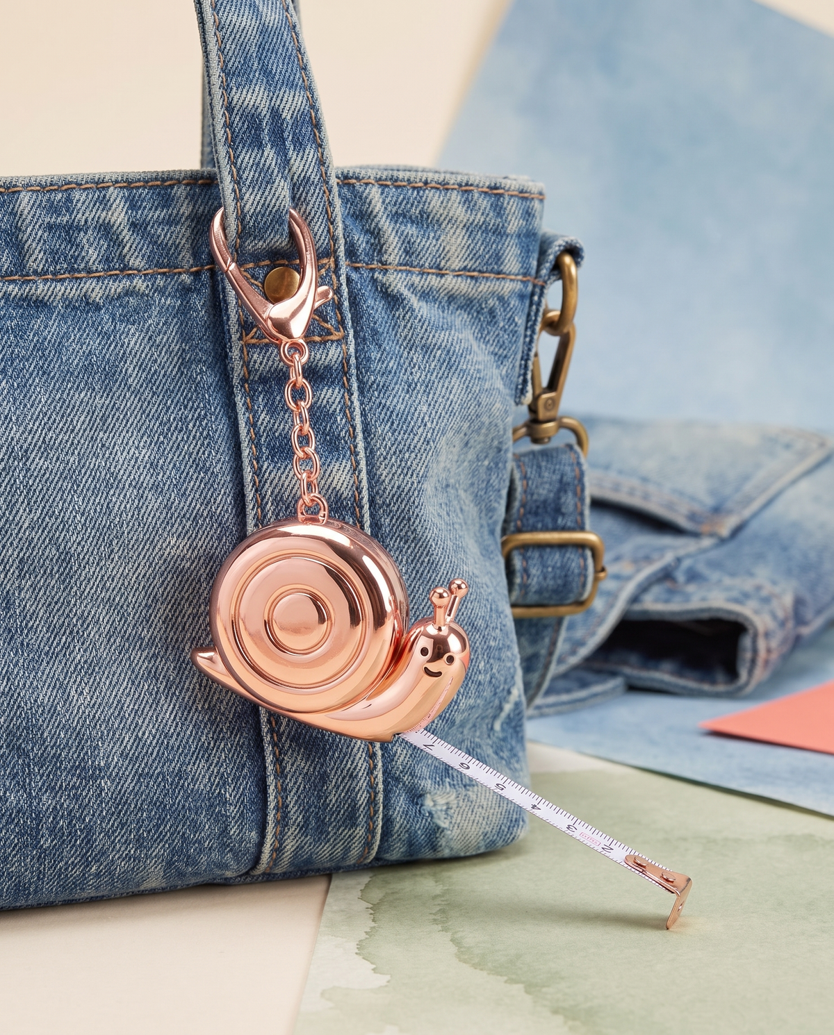 Mini Snail Tape Measure Charm alternate view 1