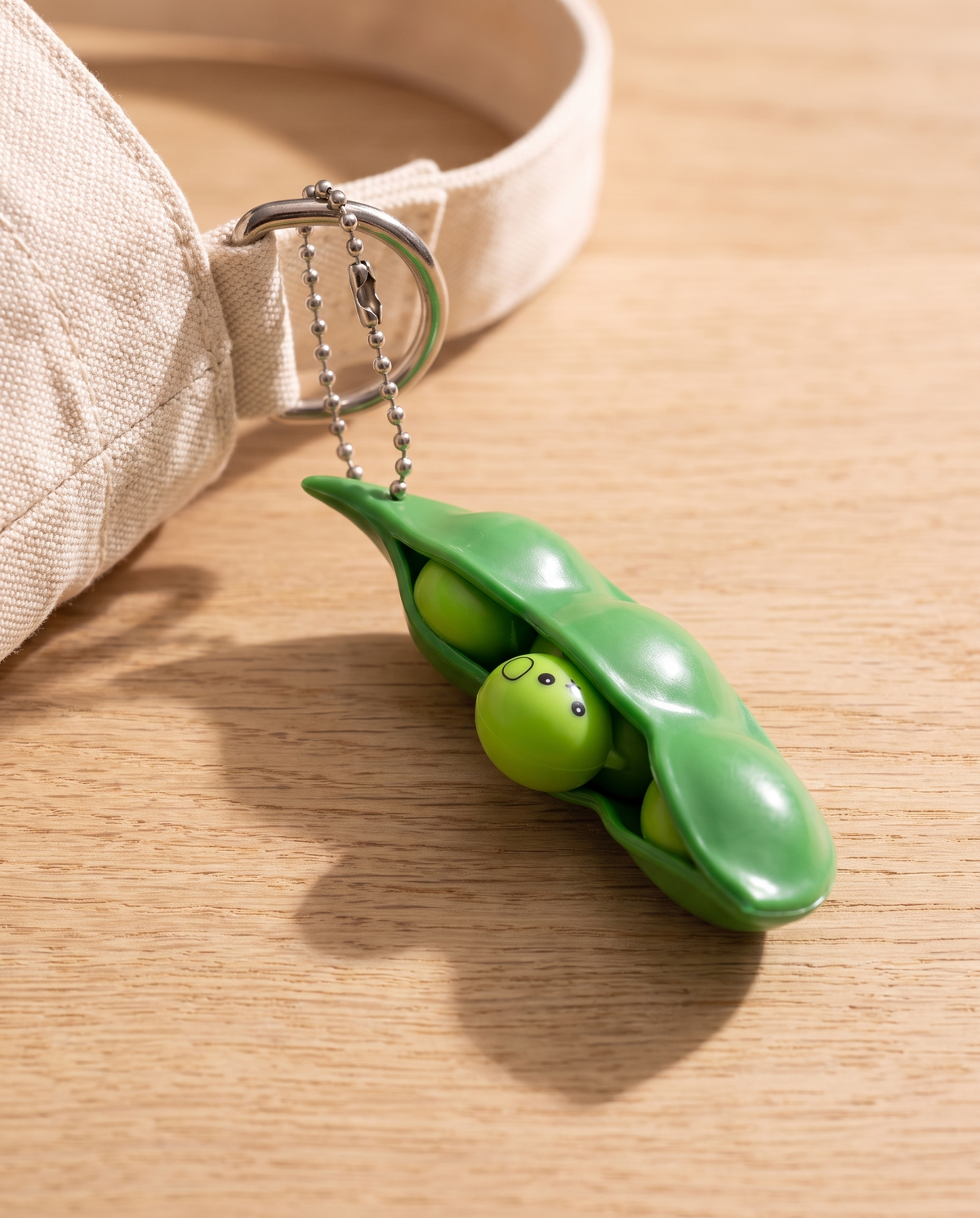 Edamame Squeeze Pod Bag Charm alternate view 2