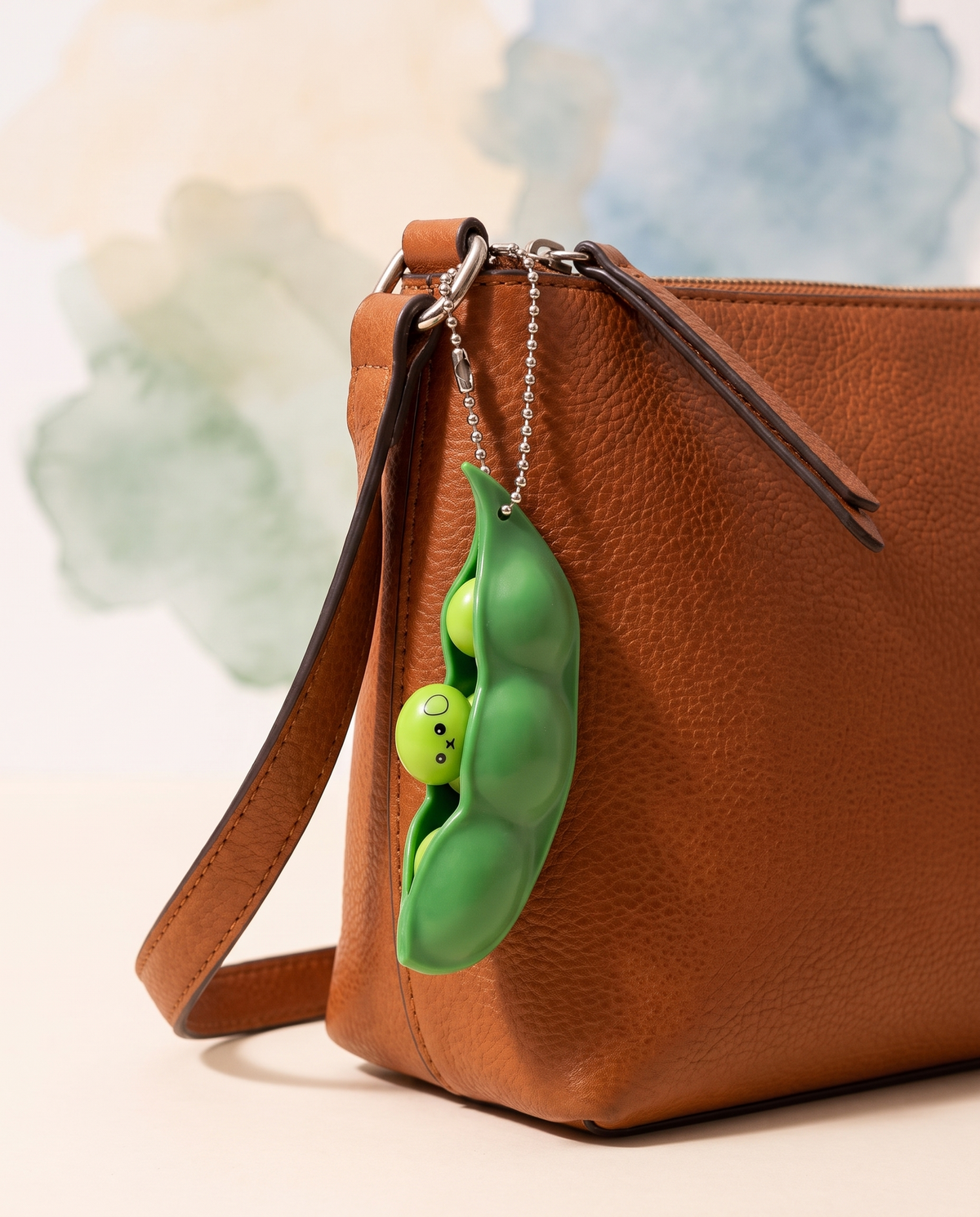 Edamame Squeeze Pod Bag Charm alternate view 1