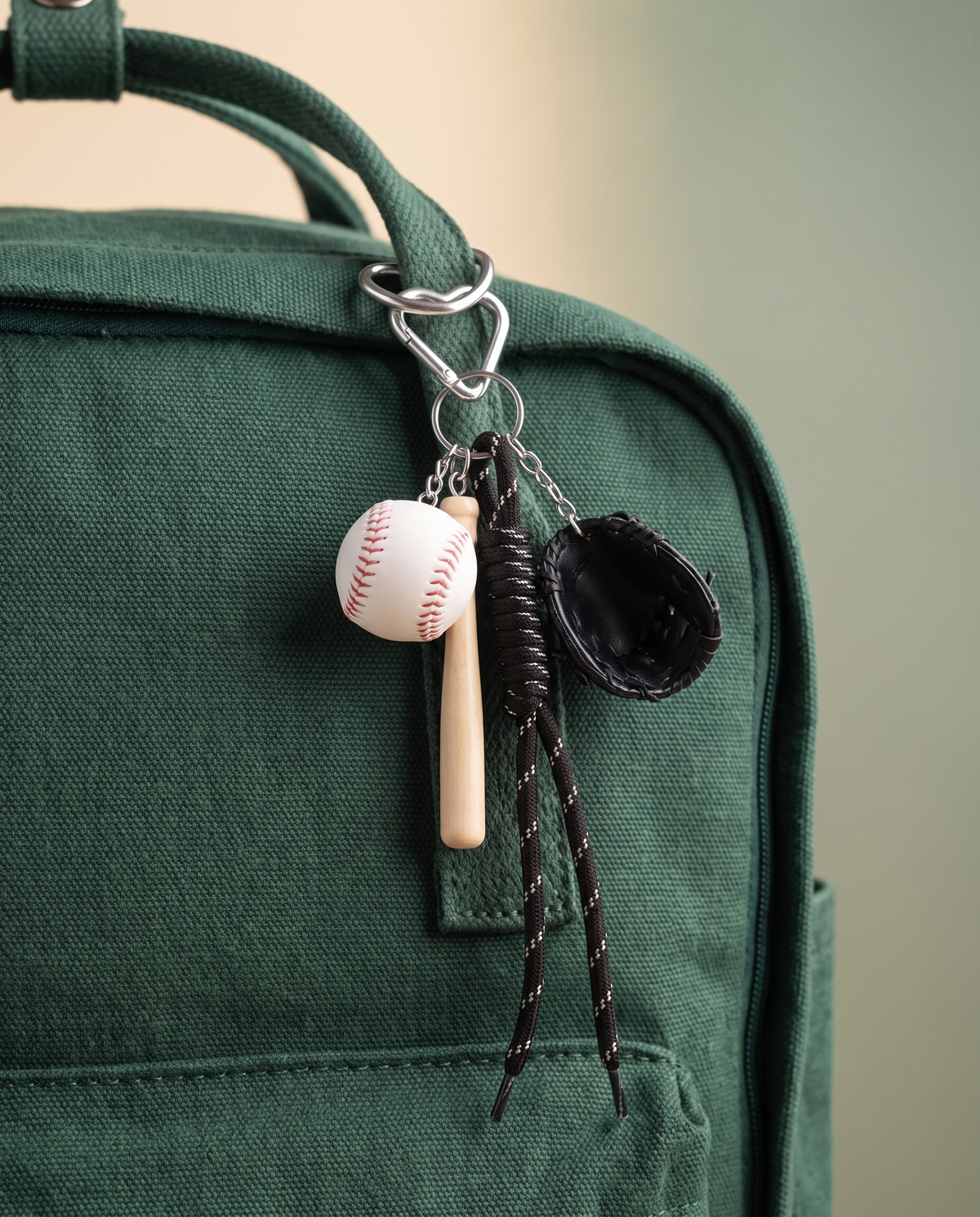 Sporty Mini Baseball Rope Charm alternate view 1