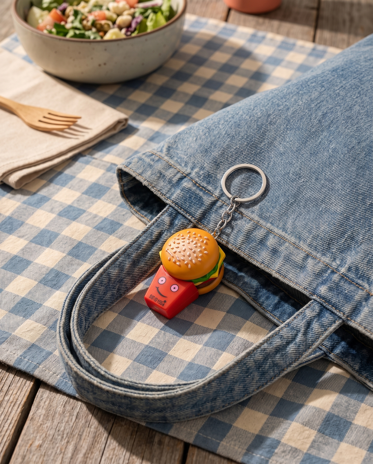 Mini Food Skewer Bag Charm alternate view 3