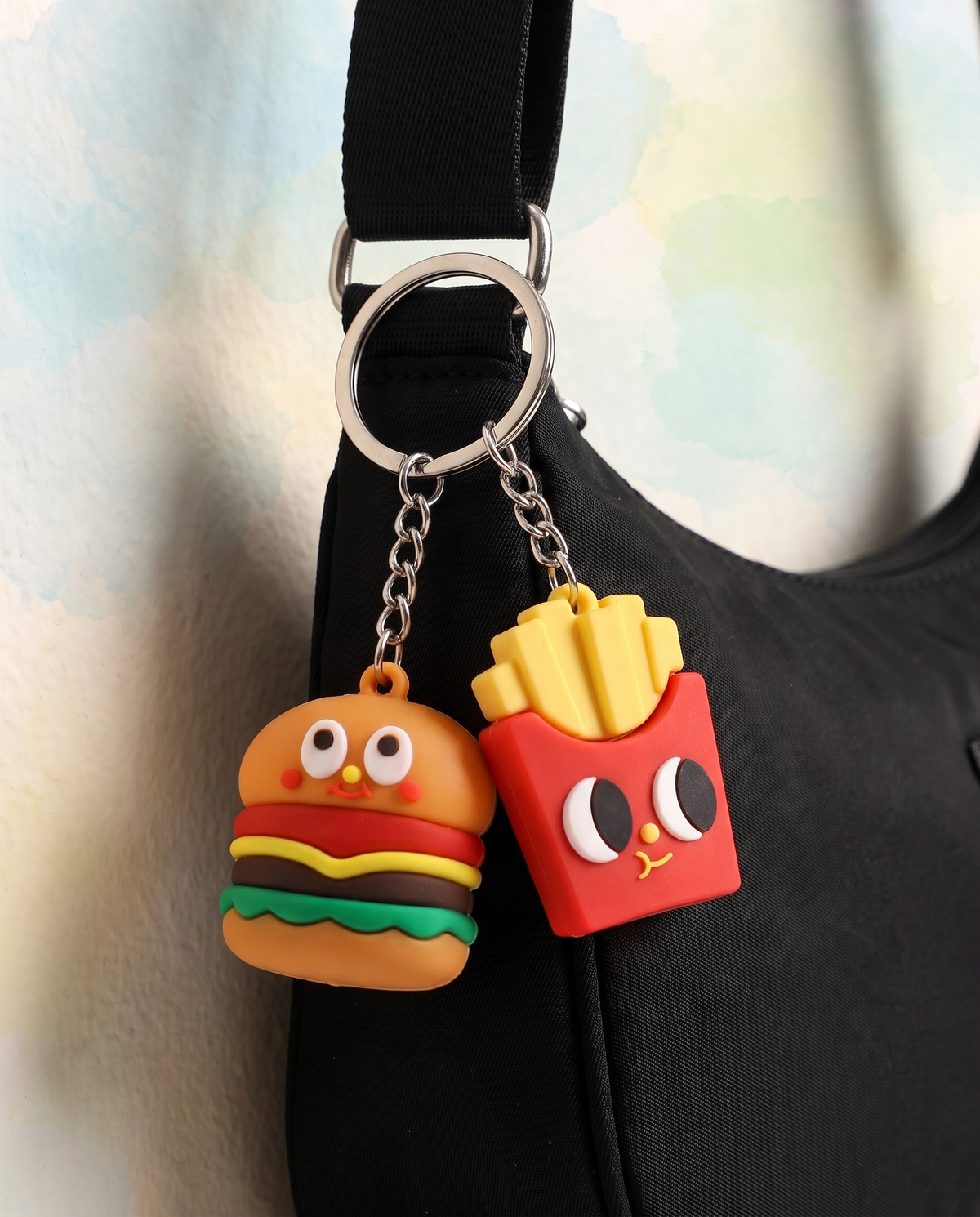 Mini Burger and Fries Food Charm alternate view 2