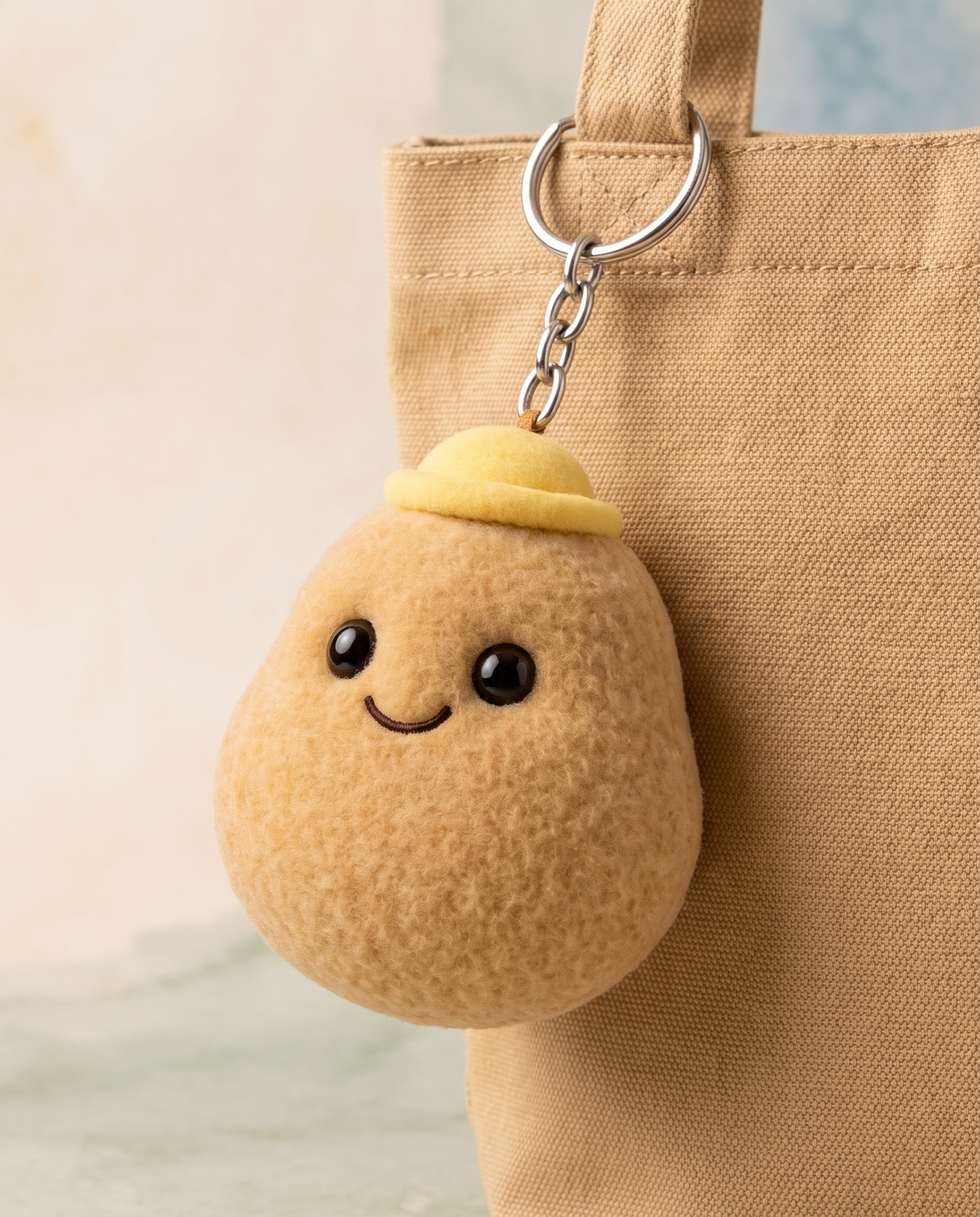 Plush Smiling Vegetable Bag Charm alternate view 2