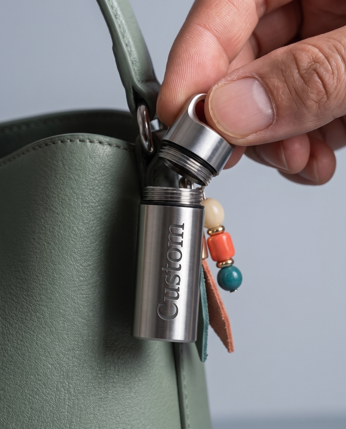 Waterproof Stainless Mini Case Charm alternate view 2