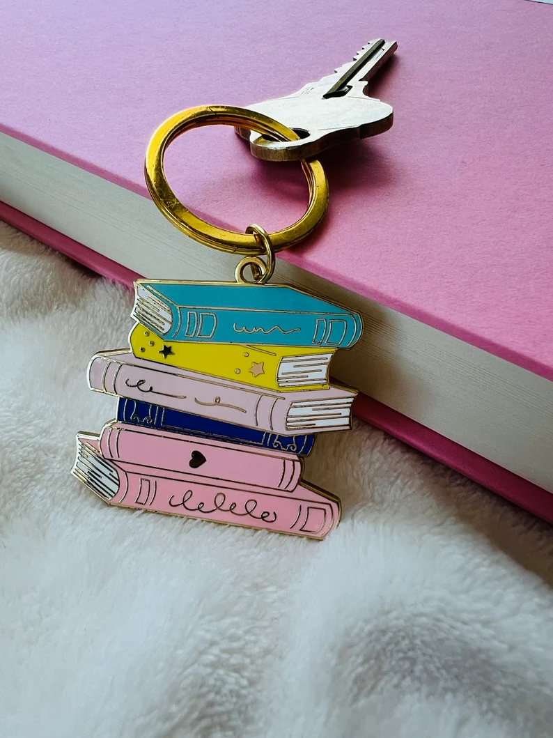 Stacked Books Bag Charm — supplier detail
