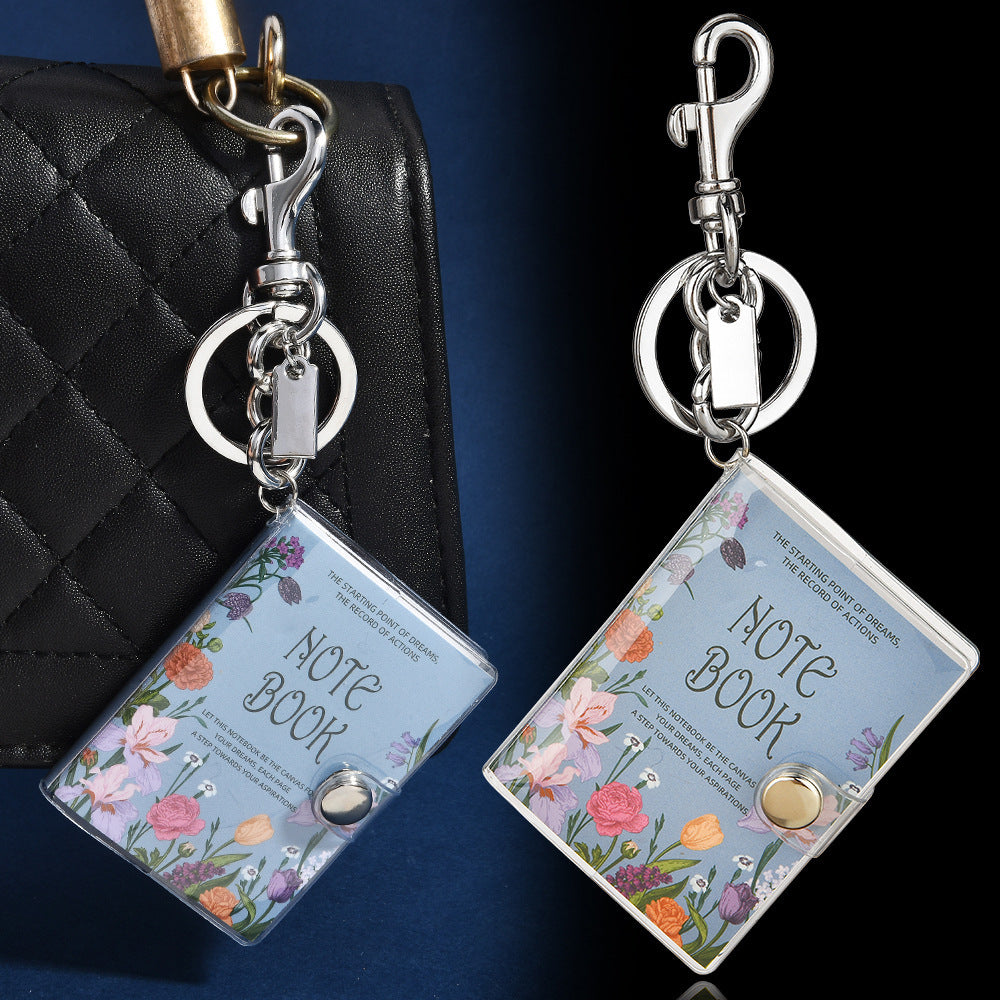 Mini Notebook Bag Charm — supplier detail