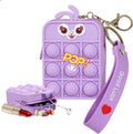Popper Coin Pouch Bag Charm And sheep variants visible