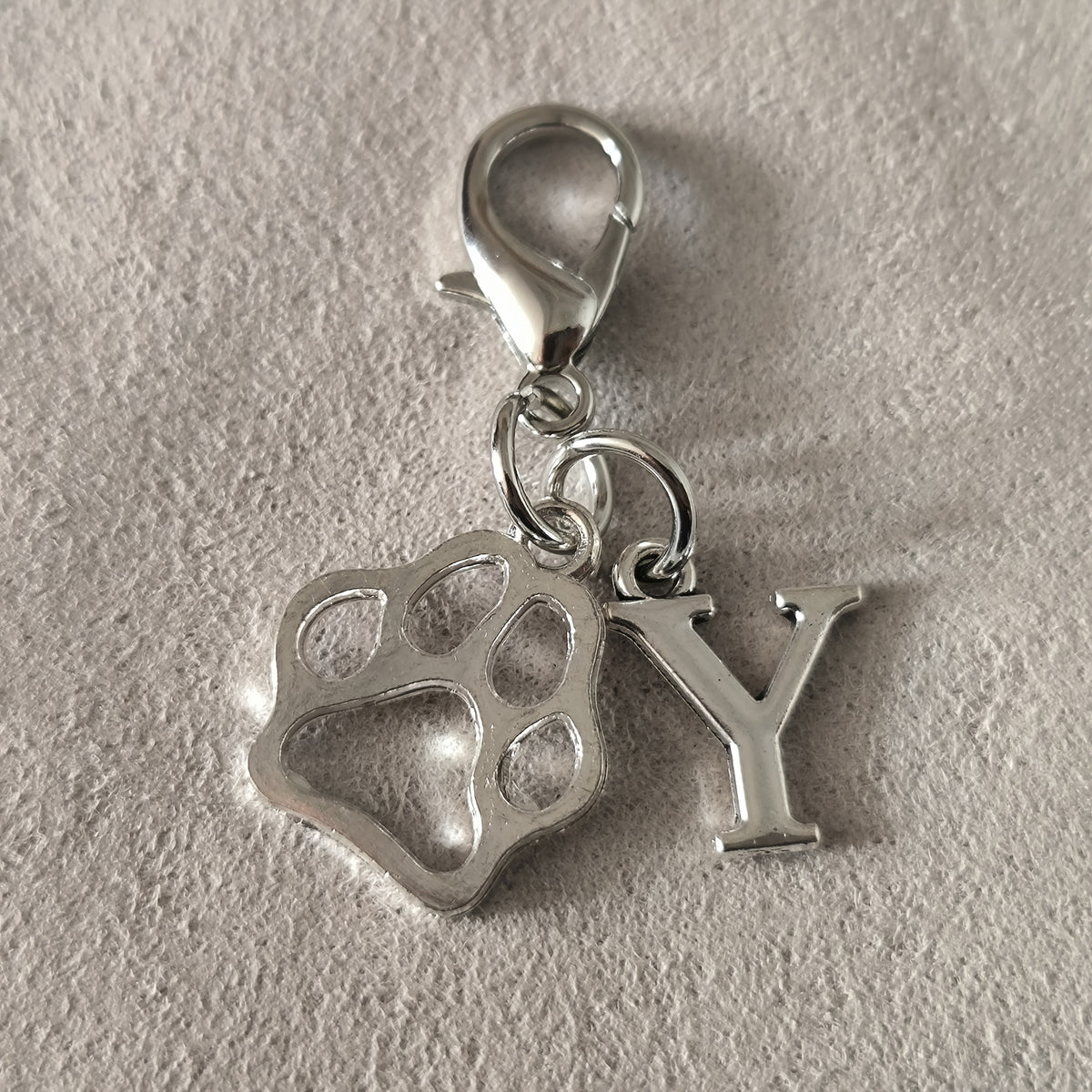 Paw & Initial Bag Charm — supplier detail