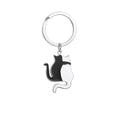 Black & White Cat Duo Bag Charm — supplier detail