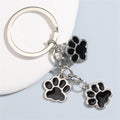 Cat and Dog Paw Bag Charm Custom metal/enamel variants